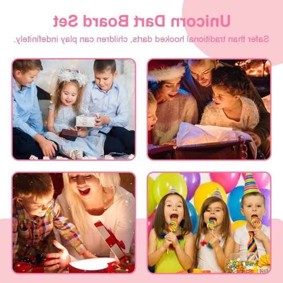 Dubbelzijdig Opvouwbaar Dartbord voor Kinderen met 12 Kleverige Bollen - Indoor en Outdoor Spel van Merkloos — afbeelding 3