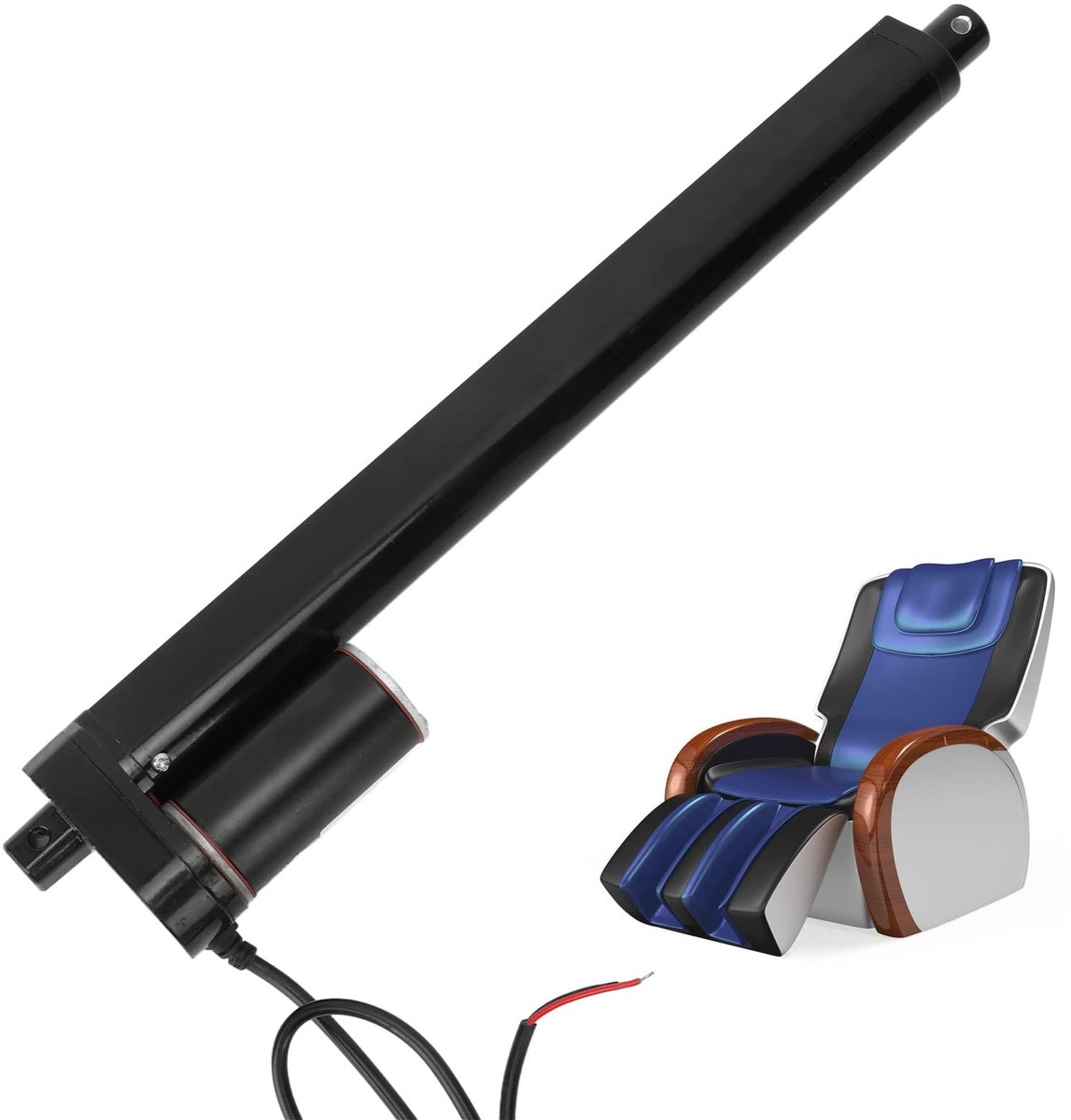 aladdien - Elektrische lineaire actuator - 1000N - Eenvoudige installatie - 300 mm - Aluminiumlegering - Voor massagestoel - Actuator