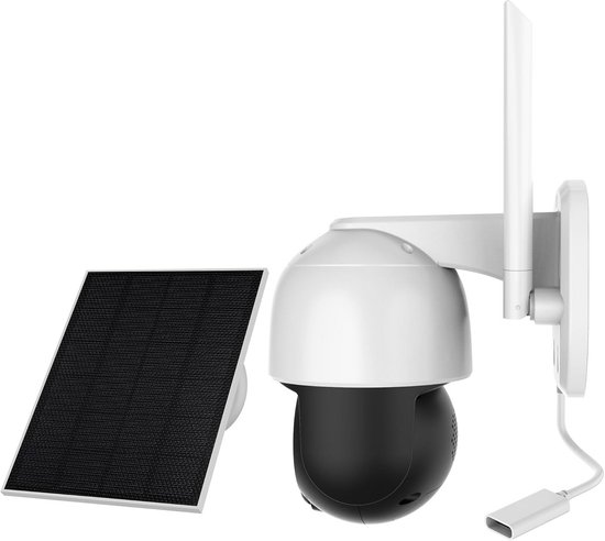 FOSCAM B4 - IP-camera voor buiten, waterdicht, 4 MP, wifi, zonnepaneel — afbeelding 4