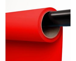 Kate Scarlet Red Photo Background Paper Roll for Studio and Product Photography (1.35 x 5 m) – Matte Background Paper with High Colour Intensity and Light Reflecting Surface