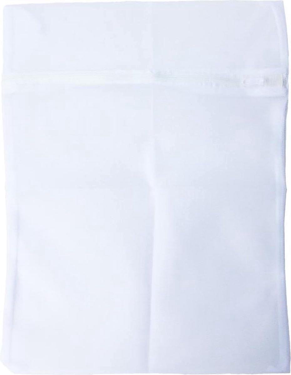Grote Waszakken - Kleding Beschermers - Delicate Kleding Wassen - Met Rits - 50 x 40 cm - Wit