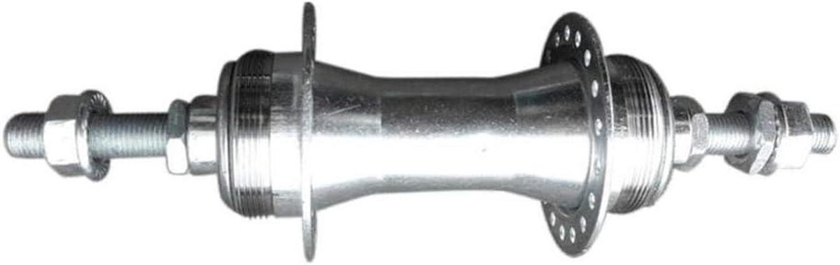 Fietsnaaf - Achterwiel naaf - Fiets repareren - Duurzaam ijzer - 18 cm - Zwart