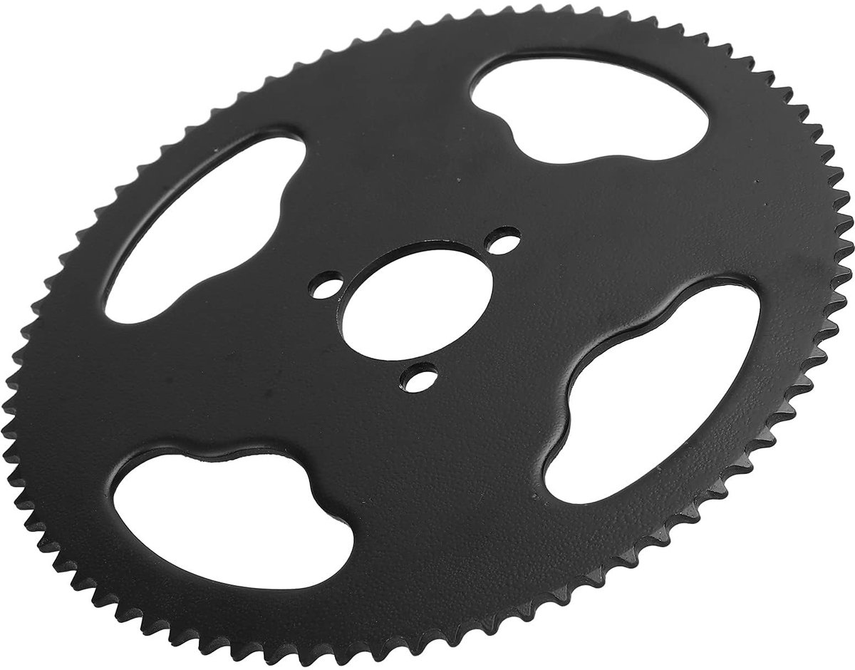 aladdien - Achterkettingtandwiel - 78-tands Tandwiel - Betrouwbare Kettingaandrijving - Zwart Staal - Lichtgewicht en Duurzaam - Geschikt voor Fiets..