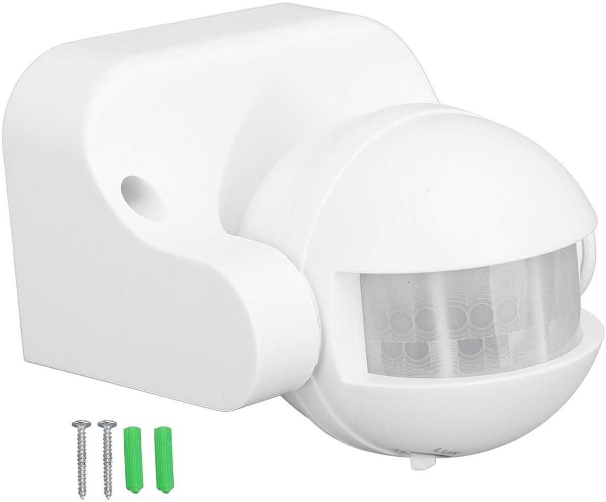Sferische PIR Bewegingssensor voor Buiten - Automatische Dusk to Dawn LED Schakelaar
