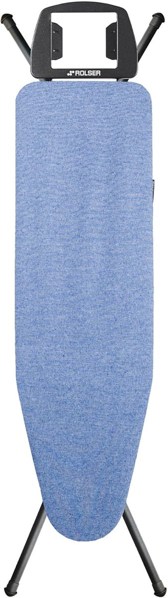 Strijkplank - Strijktafel - Kleding Strijken - Stoom Geschikt - 110x32 cm - Natuurlijk Blauw