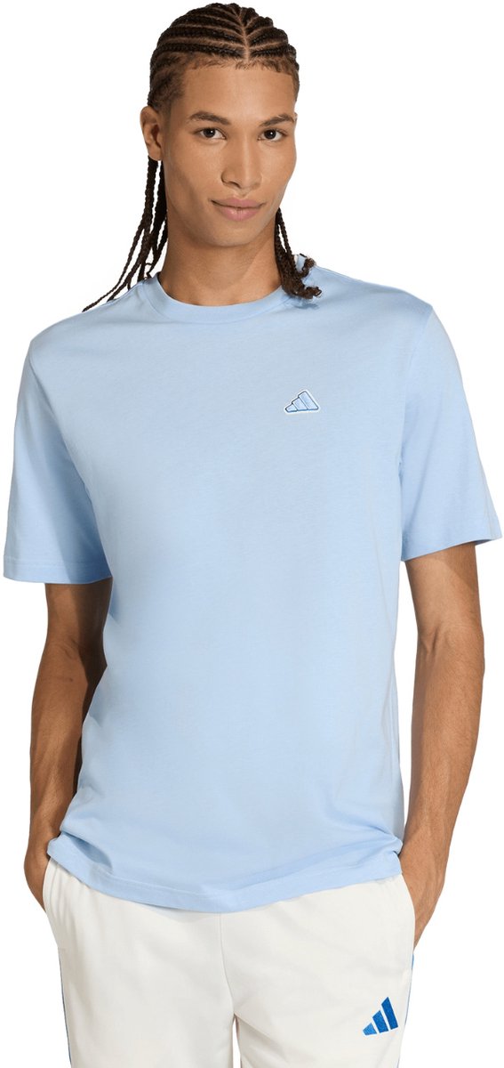 adidas T-shirt Heren Color Icon Graphic Blauw