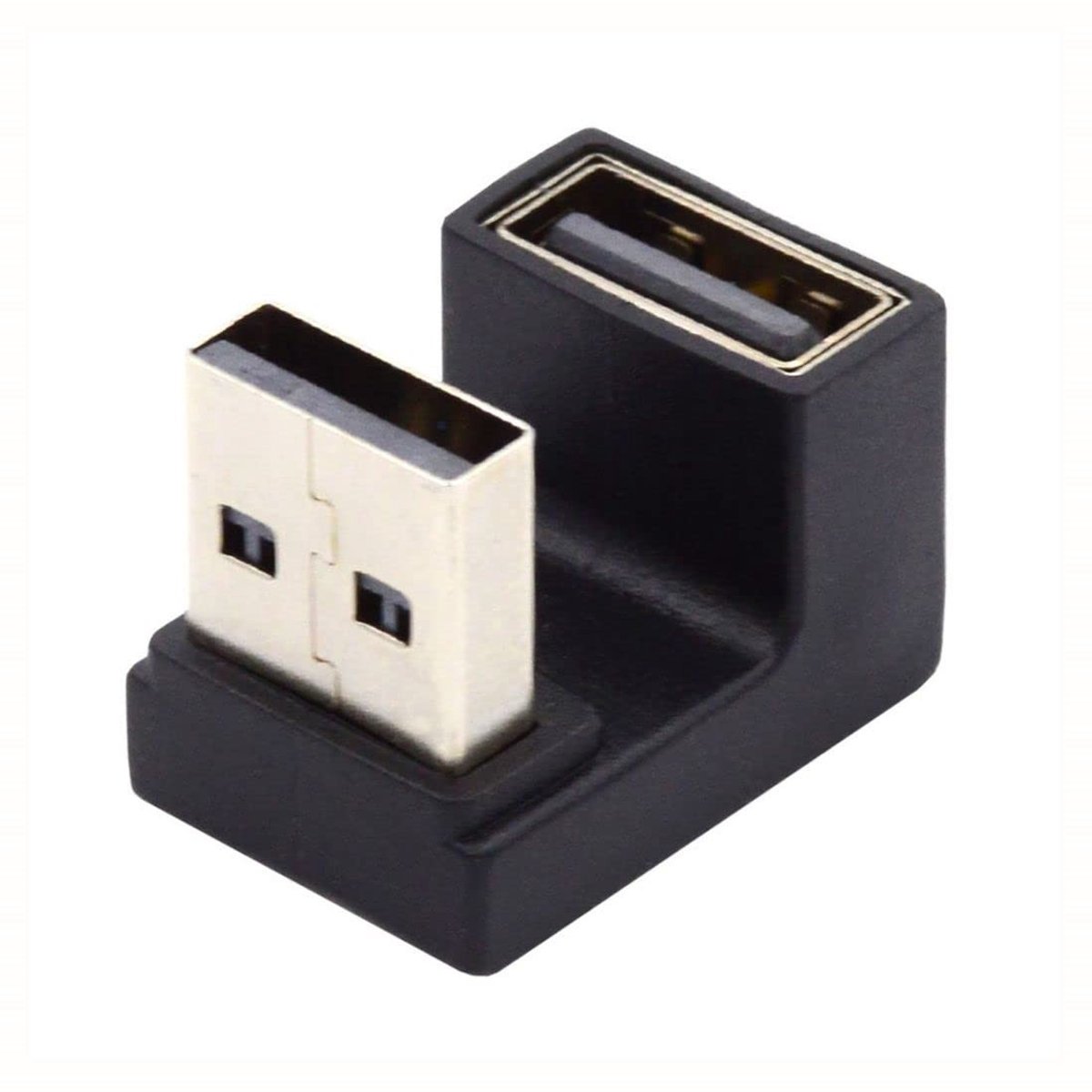 SPHProducts - USB Adapter - Type A - Male naar Female - 10Gbps - U-vorm - Snelle gegevensoverdracht - Geschikt voor laptop - Wit