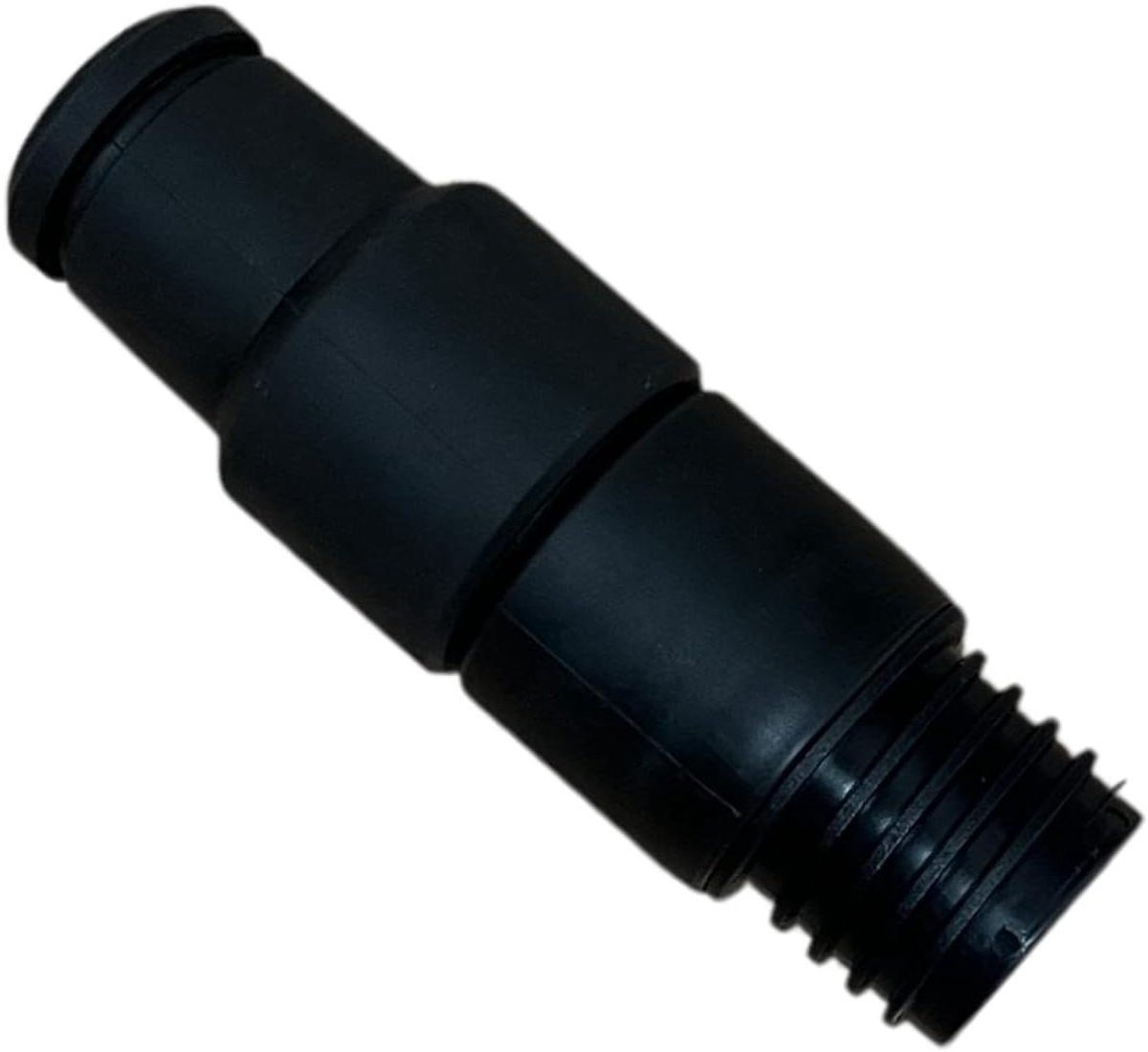 Gereedschapadapter - Stofzuiger aansluiting - Apparaten verbinden - Universele pasvorm - 100 mm lengte - Zwart
