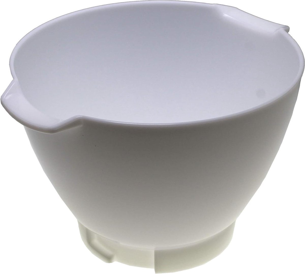Mengkom Keukenmachine - Reservekom Plastic - Bakken en Mixen - Perfecte Pasvorm - Rond - Wit