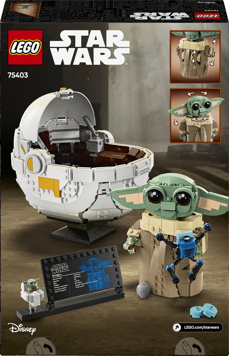 LEGO Star Wars: The Mandalorian™ Grogu™ met zweefkinderwagen 75403 — afbeelding 21