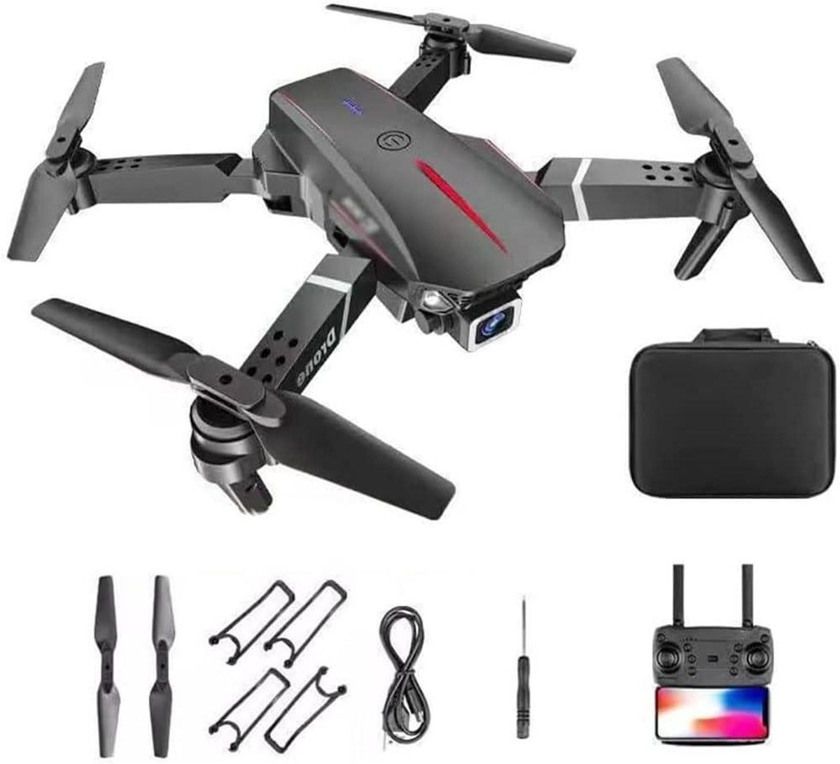 Opvouwbare Drone - RC Quadcopter - Vliegplezier Buiten - 8K Dubbele Camera - 8000m Afstand - Zwart