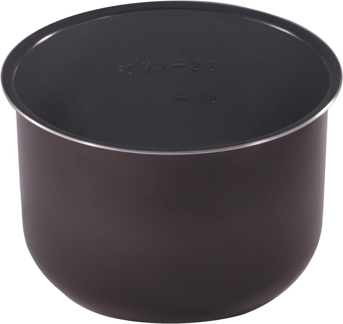 Keramische Binnenpan voor 3 Liter Multi Cooker Zwart