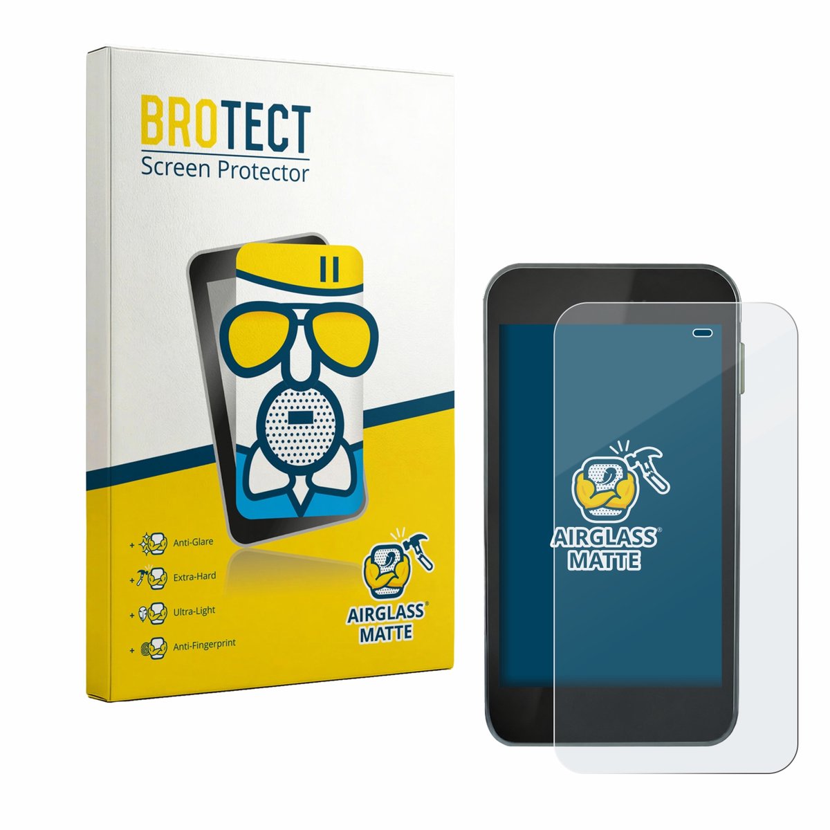 BROTECT - Screenprotector voor Equil Patch 200U - Folie Beschermfolie Beschermglas matte