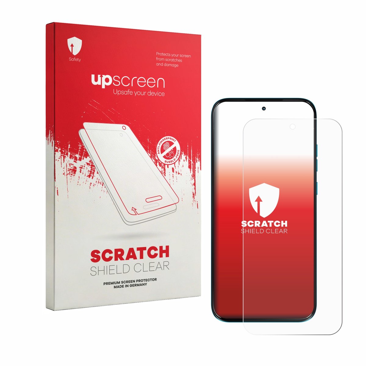upscreen - Screenprotector voor Motorola Moto G87 - Folie Beschermfolie transparant