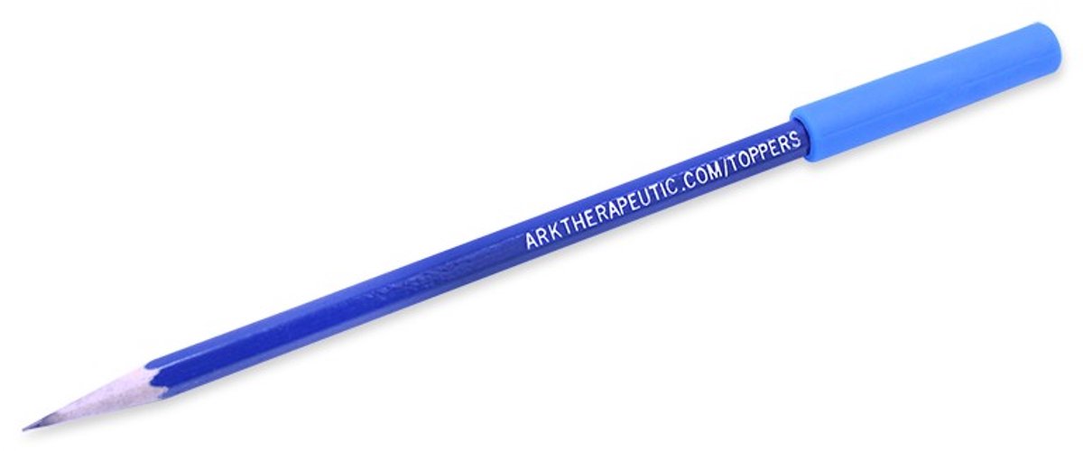 ARK Therapeutic bijtbestendige potloodtopper kauwspeelgoed blauw XXT.