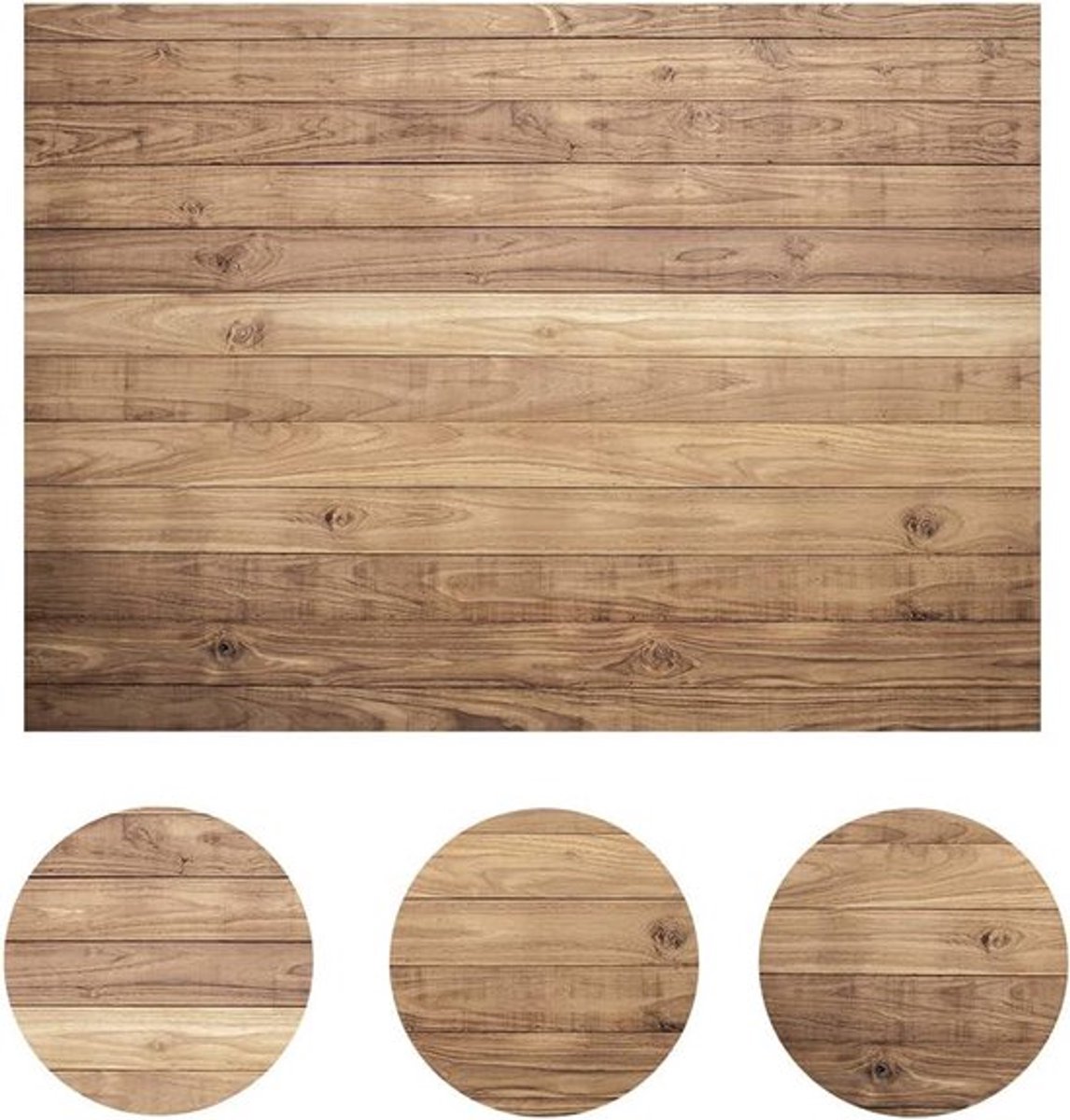 Houten achtergrond voor babyshower decoraties en fotografie studio's, retro stijl