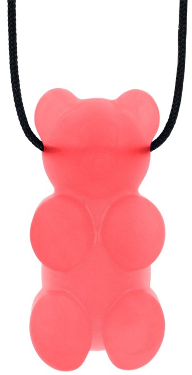 ARK Therapeutic kauwketting speelgoed Gummy Bear rood XXT stevig.