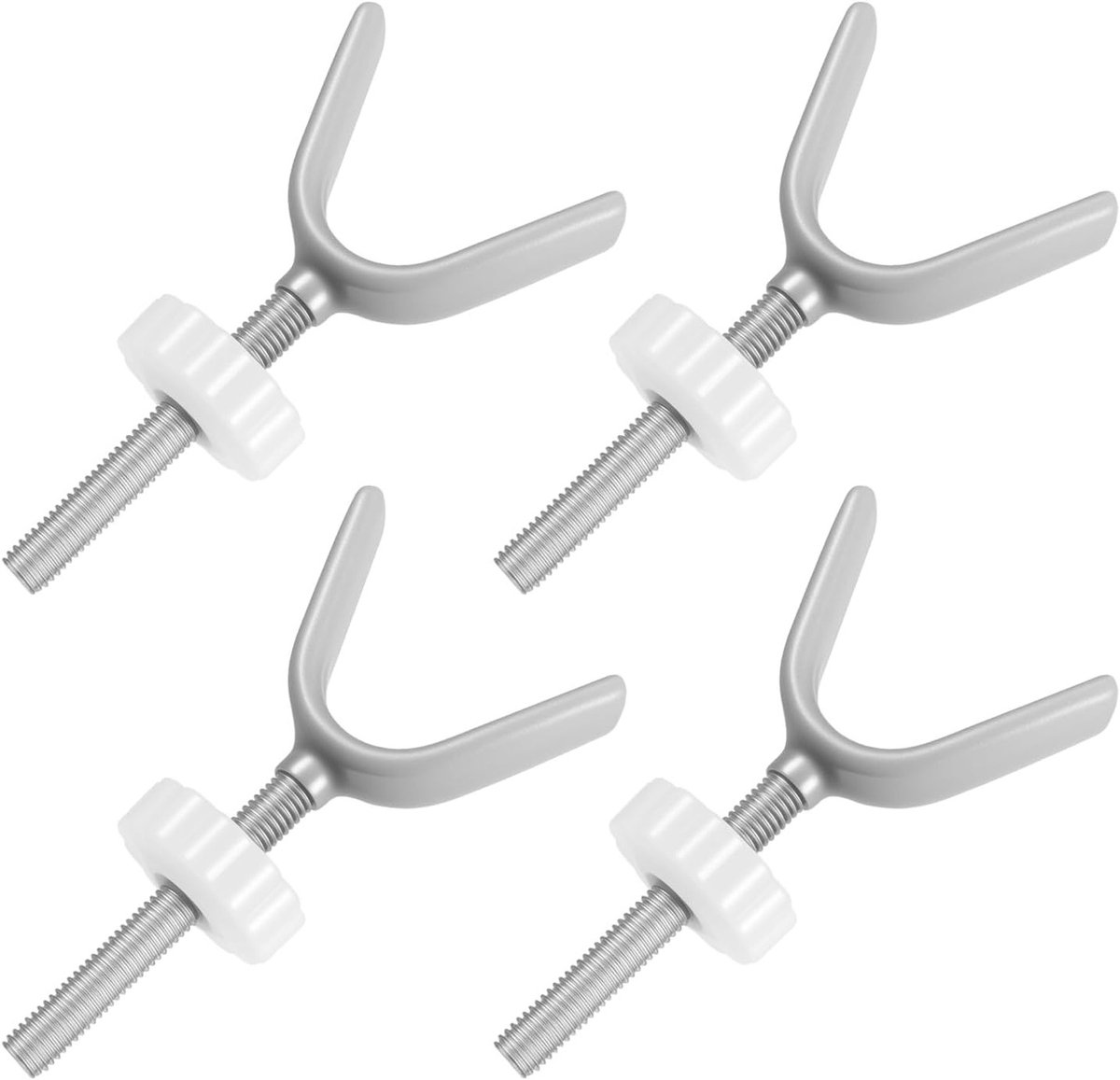 Set van 4 Drukschroeven voor Kinderhekken, M10 Y-Spindels, Trapbescherming en Deurbeveiliging Grille Kit