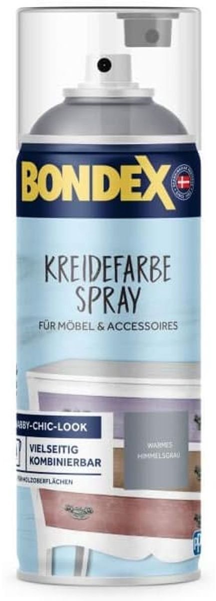 Bondex Garden Colors Spray Soft Lagoon Blue 0,4 L voor 4 m² | Vintage flair voor meubels en accessoires | Schudden en spuiten | Zijdeglans | Spuitverf