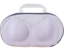 BH-waszak, waszak van fijn net voor 's en lingerie, robuuste ritssluiting, houdt de vormen intact, veilig in de wasmachine, geschikt voor op reis