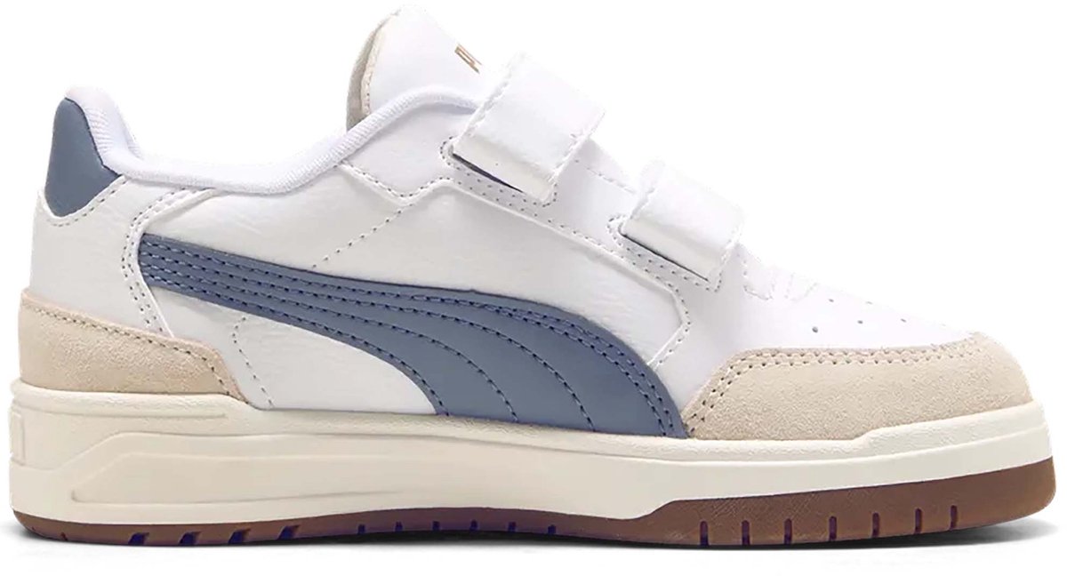 Sportschoenen Puma Shuffle Downtown Lo Og V Ps Fashion Wear Kinderen Wit