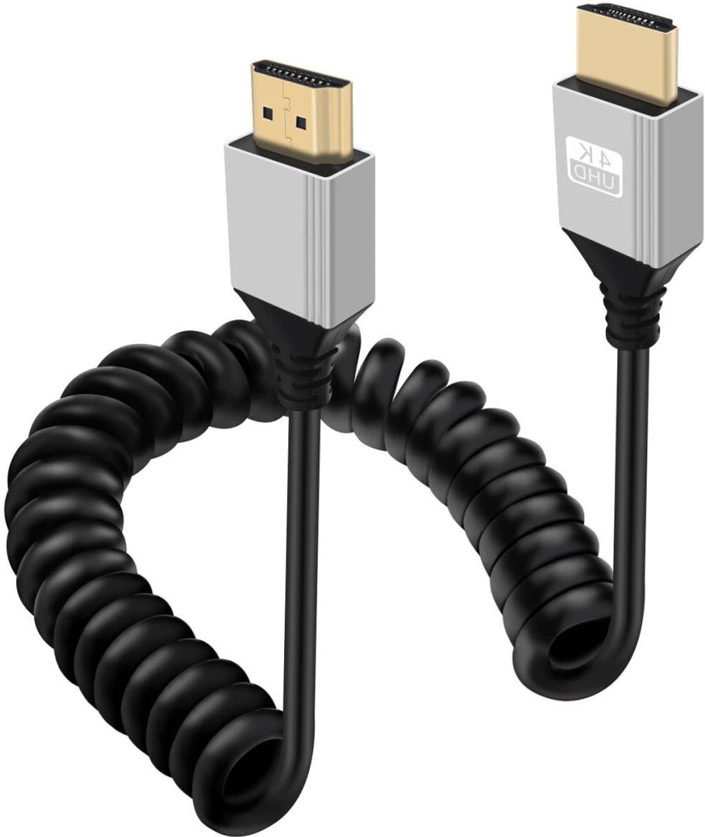 HDMI Coaxiale Kabel 4K 60Hz met Hoge Snelheid en 24K Gouden Connectoren voor TV, Computer en Blu-ray Speler (Lengte 0.5m - 1.8m)