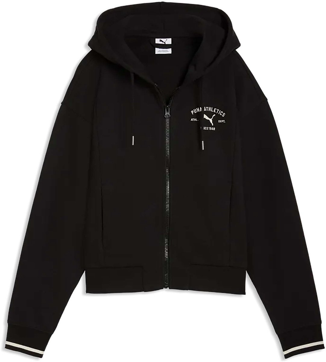 Puma Class Comfort Full-Zip Hoodie Tr Sweatshirt Sportswear Vrouwen Zwart