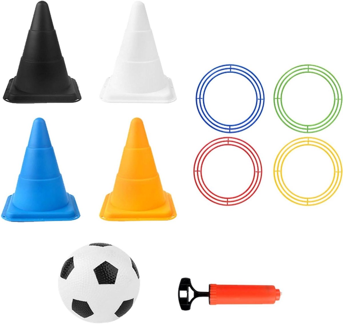 Ringen Gooi Spel - Werpspellen Set - Buiten Activiteit - Bevordert Coördinatie - 12 Ringen - Multicolor