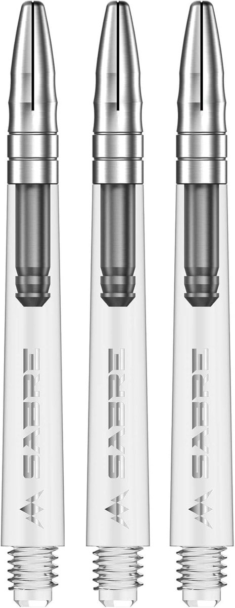 Dartstelen - Polycarbonaat Assen - Darts Spelen - Aluminium Flight Grip - Medium - Goud — afbeelding 2