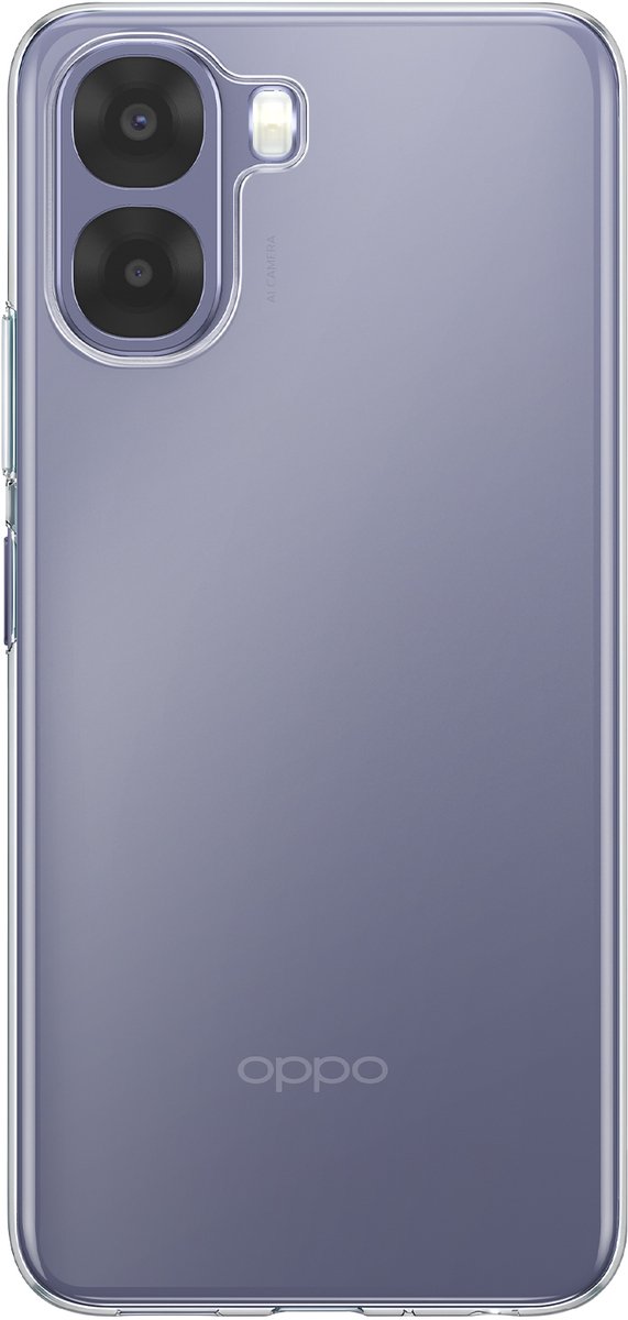 Avizar Hoesje Geschikt voor Oppo A6x Silicone Soepel Ultra Dun 0.5mm, Transparant