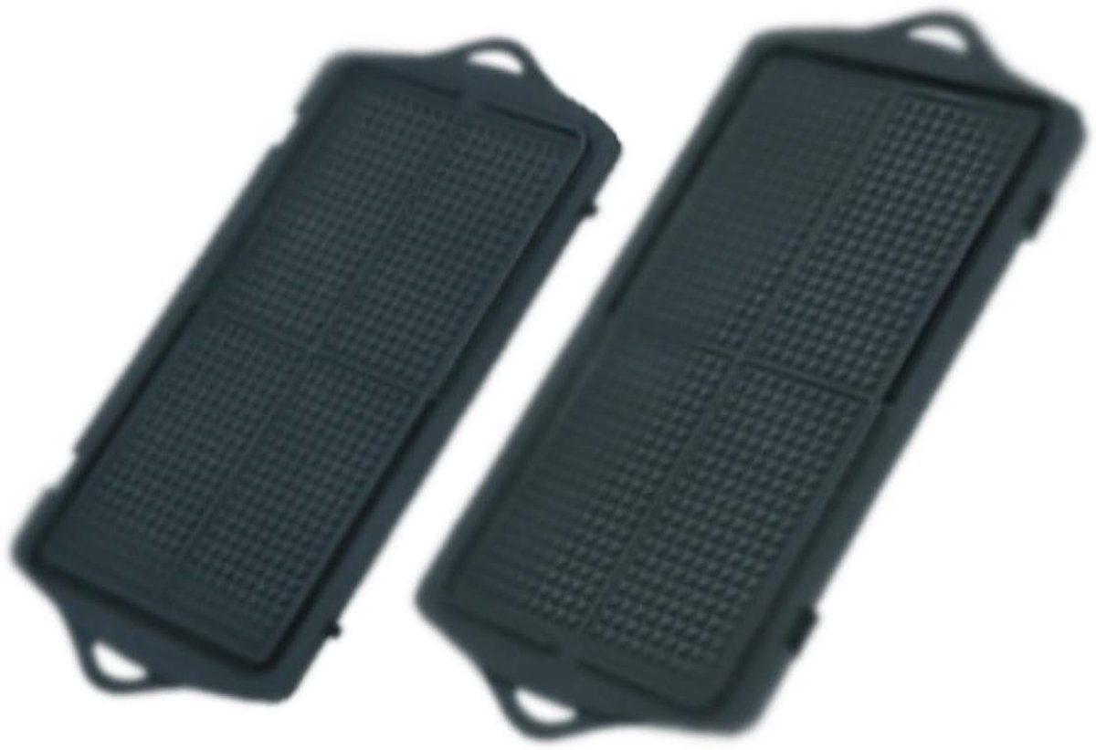 Wafelijzer - Wafelmaker - Zelf Wafels Maken - Antikleefcoating - 2 Platen - Zwart