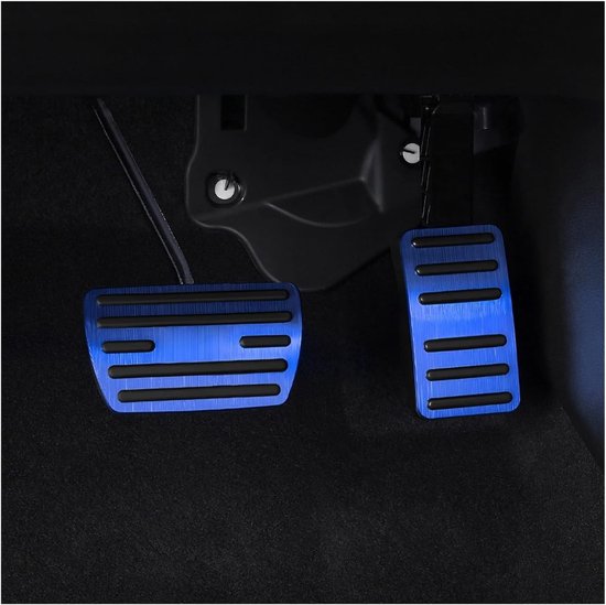 Pedaal Covers Set - Auto Pedaal - Veiliger Rijden - Antislip Oppervlak - 2 Stuks - Blauw — afbeelding 3