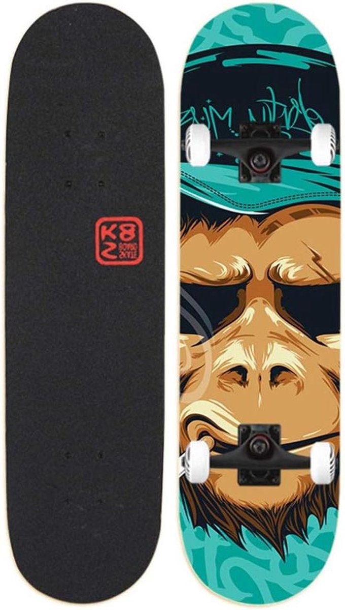 Compleet Skateboard Trick Board Stunts Uitvoeren Dubbele Kick Concave 31 x 8 Inch N.v.t.
