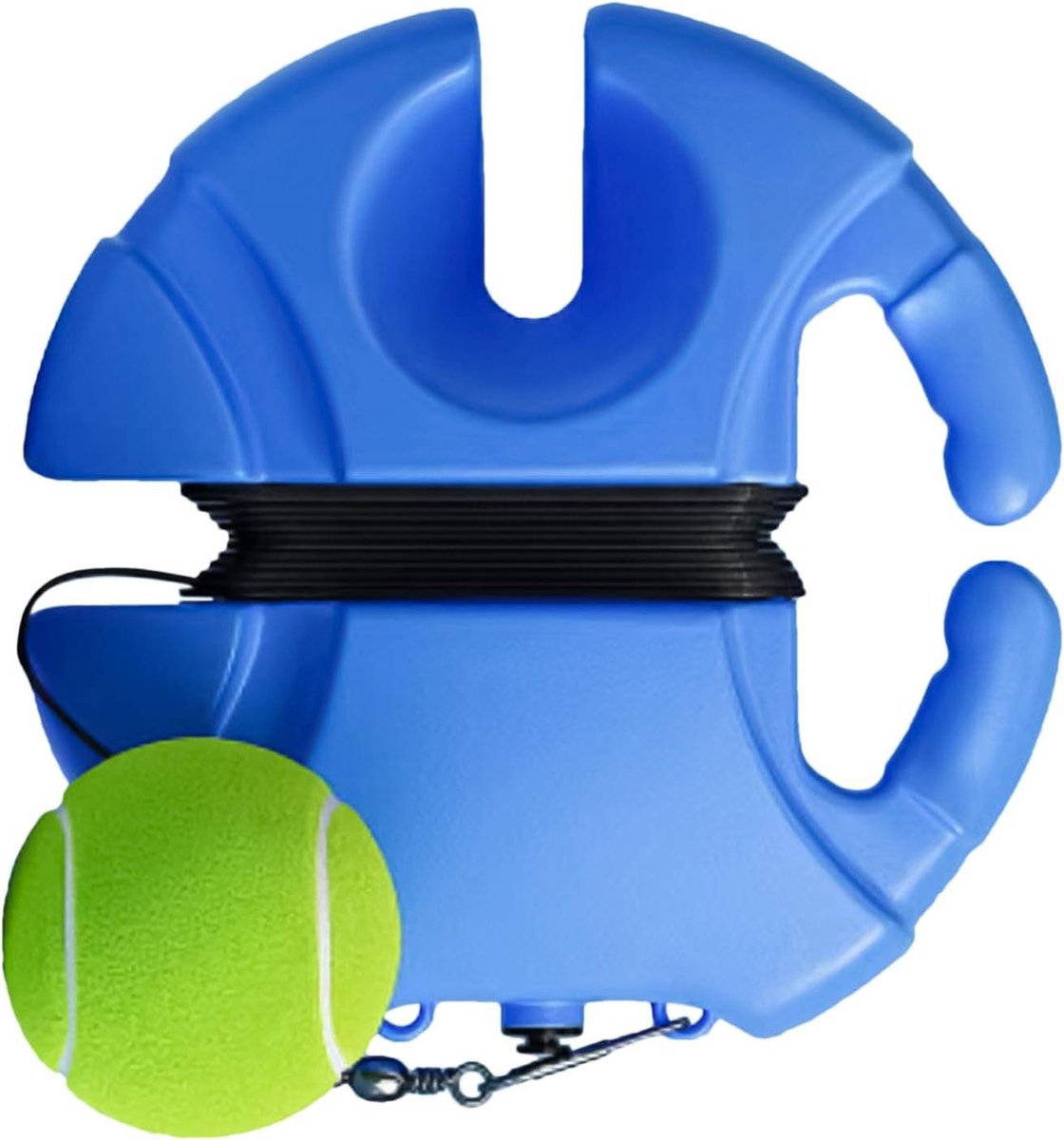 Tennis Trainer - Rebound Set - Vaardigheden Verbeteren - Stabiele Vulbare Basis - 21 cm - Blauw
