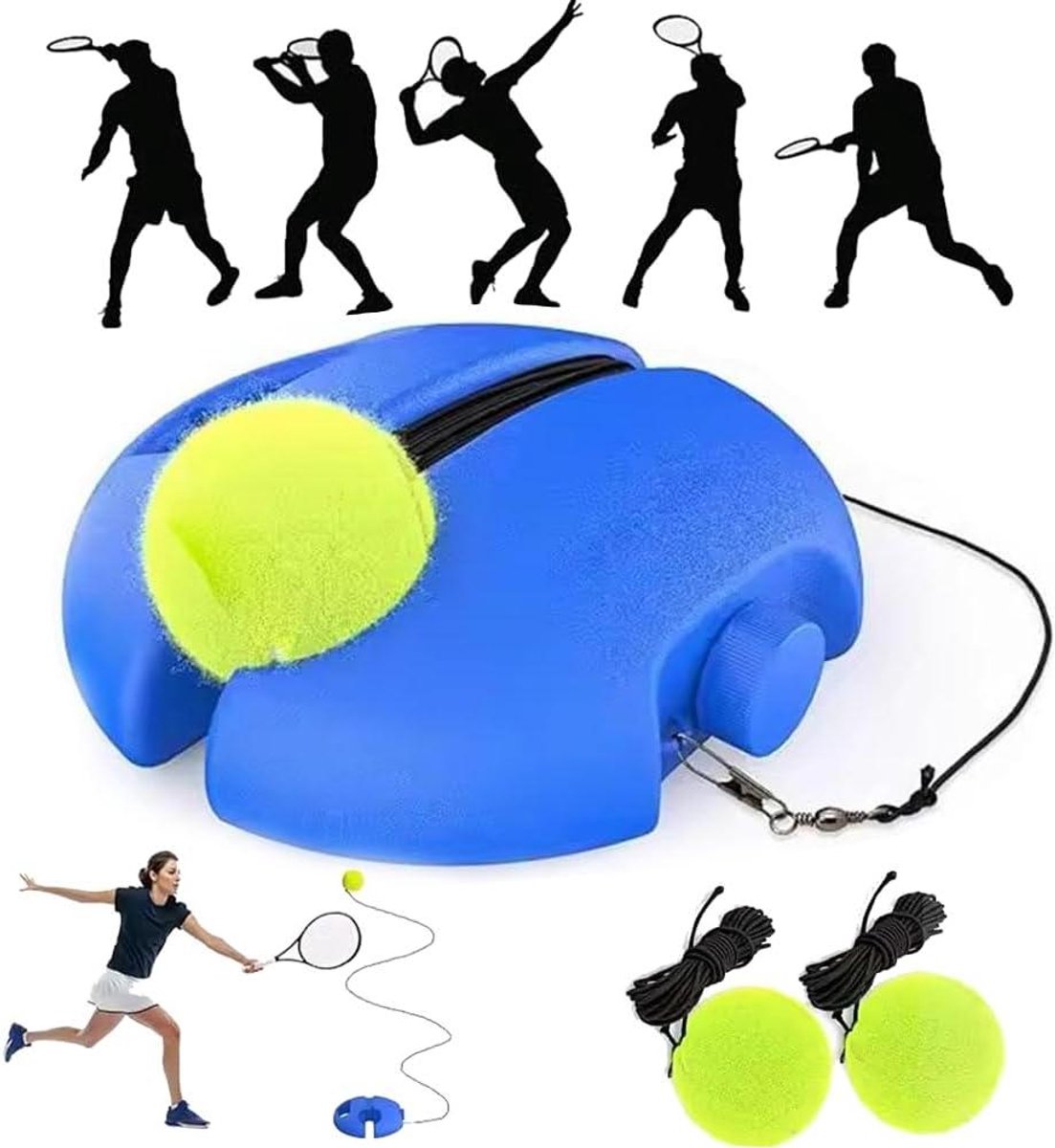 Tennistrainer Rebounder - Oefenpartner Tennis - Solo Tennis Oefenen - Draagbaar Ontwerp - 4 Meter Koord - Niet Gespecificeerd