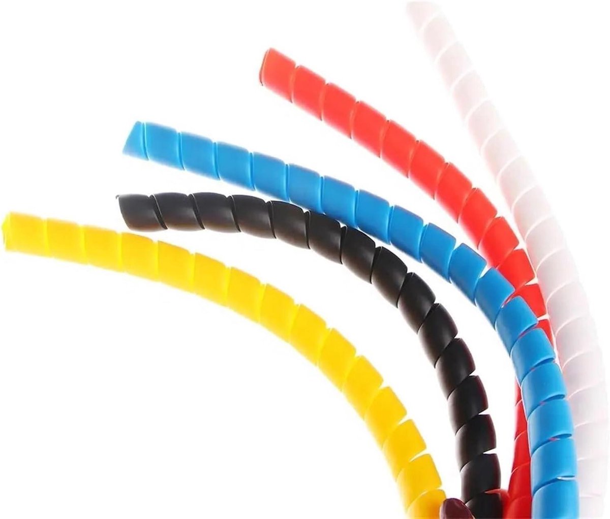Spiraal Kabel Mouw - Draad Protector - Kabels Organiseren - Flexibele Bescherming - 2 Meter - Groen