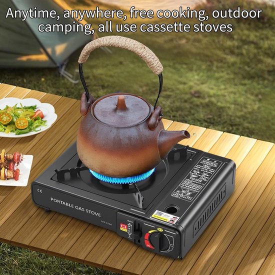 Draagbare Kooktoestel - Camping Fornuis - Outdoor Koken - Windproof Compact Design - 35.5 x 27 x 13 cm — afbeelding 2