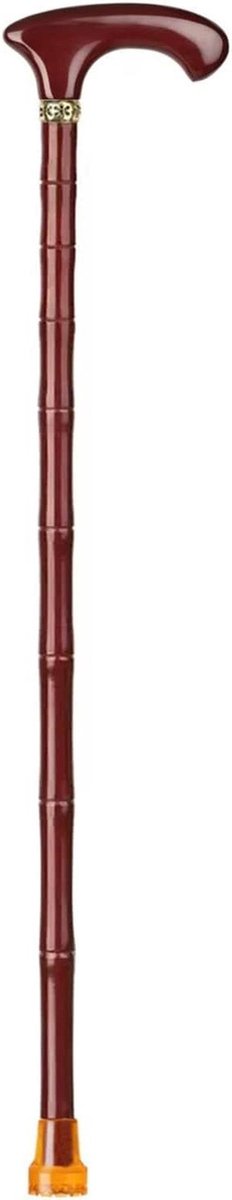 Houten Wandelstok - Steunstok Klassiek - Veilig Lopen - Comfortabel Handvat - 85 cm - Bruin