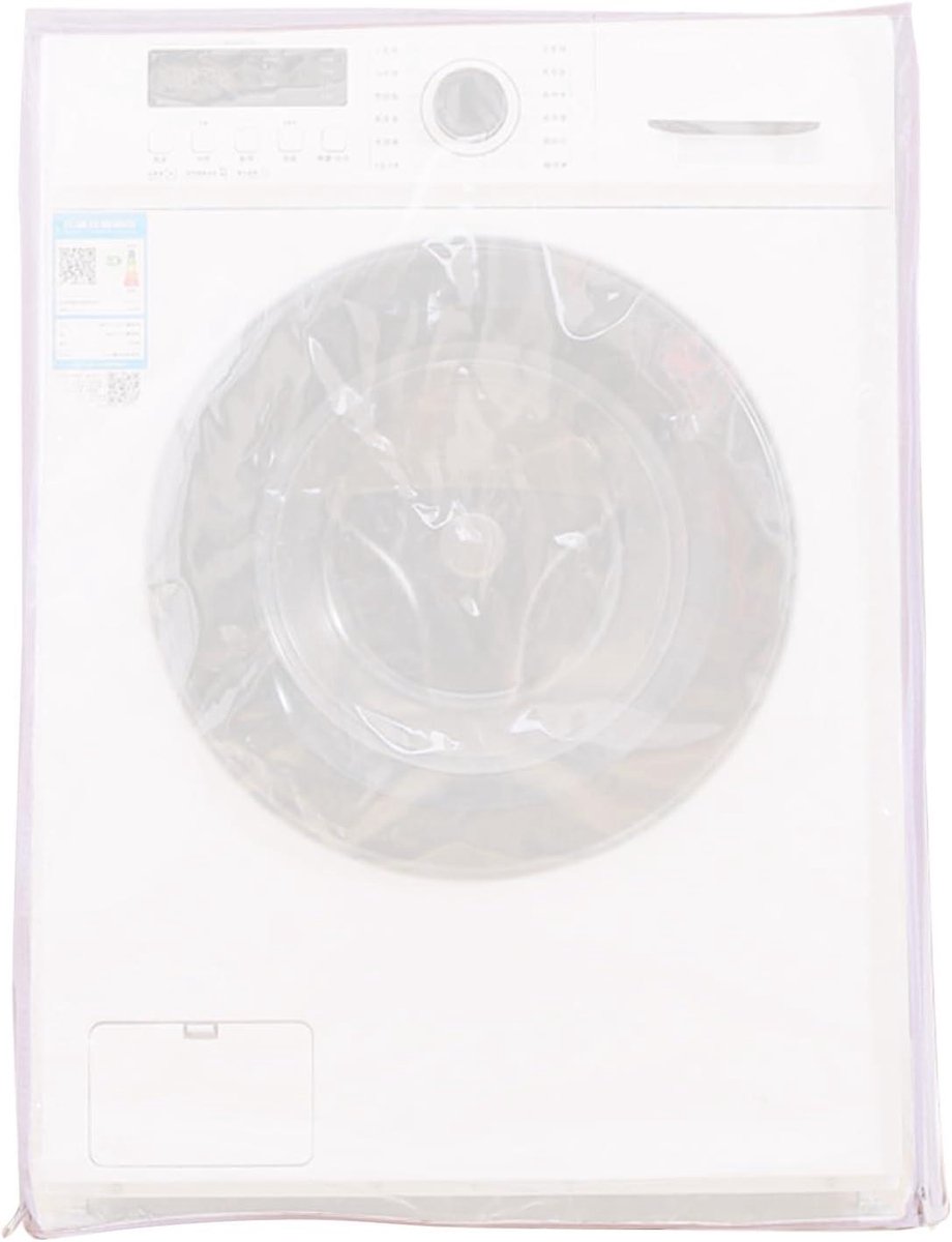 Wasmachinehoes Apparaatbeschermer Apparaat Beschermen Waterdicht Transparant PVC 62x56x83cm Transparant