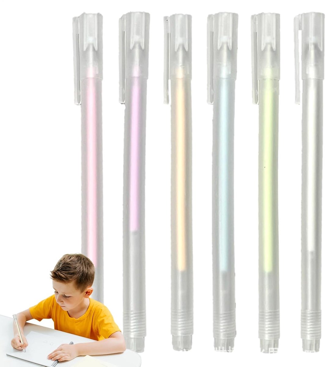 Lijmstift Pennen - Vloeibare Lijm - Knutselen Maken - Snel Drogen - 6 Stuks - Assorti