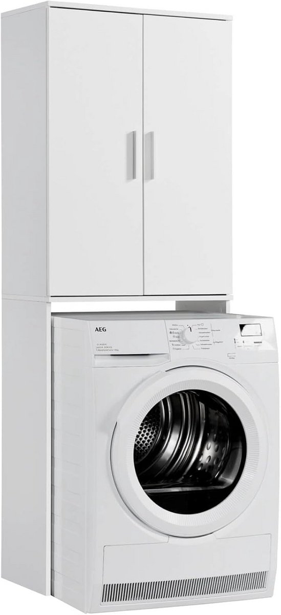 Wasmachine Ombouw - Opbouwmeubel - Kast Wasdroger - Meubel - robuust