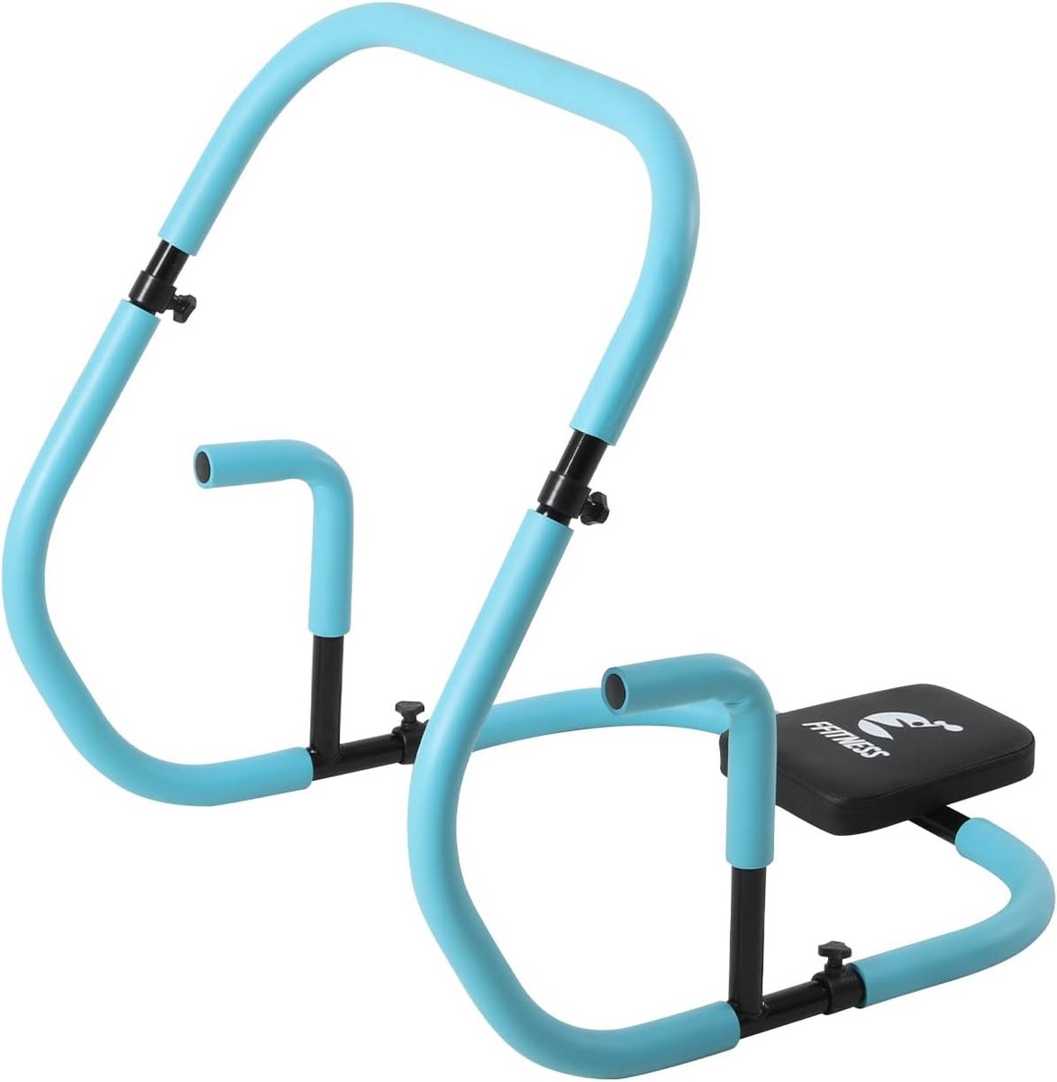 FFITNESS AB Crunch Trimmer voor sit-ups met hoofdsteun voor fitnessstudio, fitnessstudio