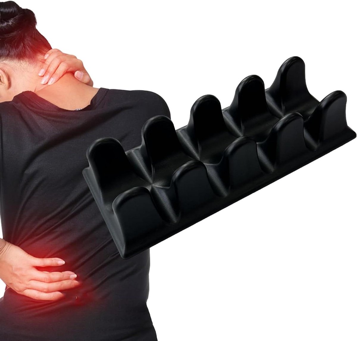 Massageapparaat - Spierontspanner - Zelfmassage - Diepweefsel techniek - 339 cm - Grijs