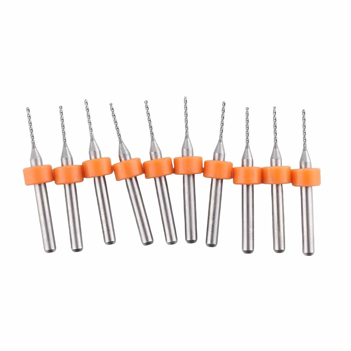 Mini Boor Set 0.8 Mm voor Houtbewerking en Reparatie van Mobiele Telefoons - 10-delige Precisie Gereedschap van Tungsten Staal voor Nauwkeurig Werk