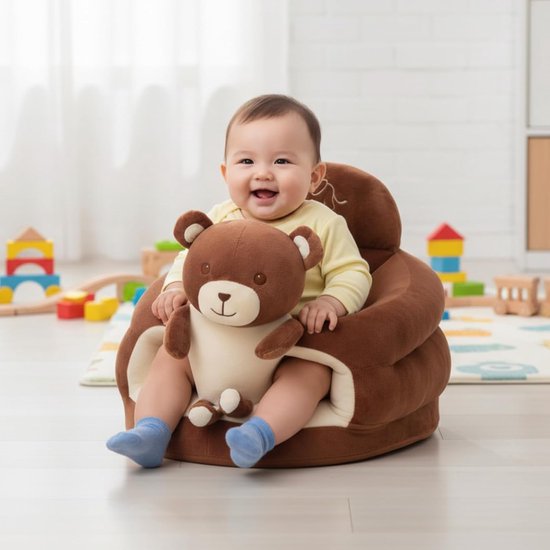 Baby Zit Stoel - Baby Zetel Baby Leuning - Baby Leren Zitten - Ergonomische Rugsteun — afbeelding 2