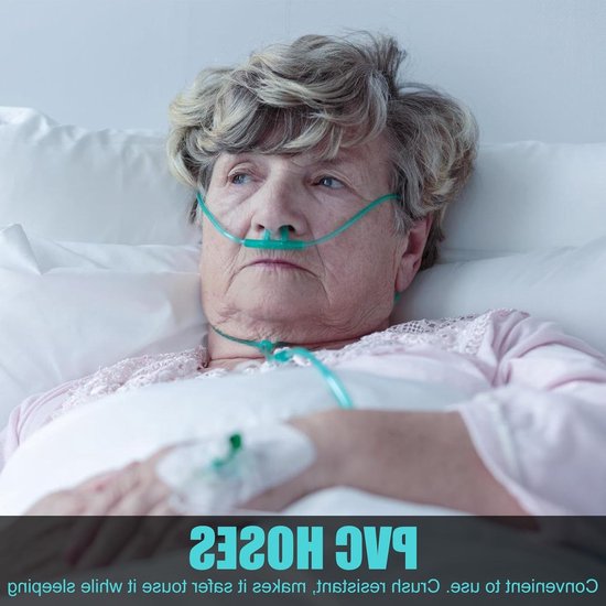 Set van 6 Neusbrillen voor Zuurstofapparaat - Comfortabele Neusglazen voor Ademhalingstherapie, Zuurstofslang en Ademhalingsondersteuning — afbeelding 2