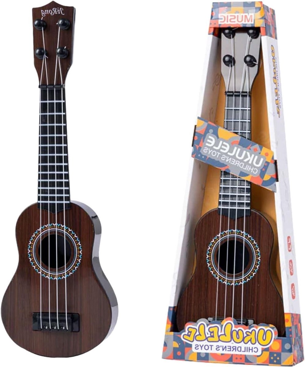 Mini Gitaar Ukelele - Speelgoedgitaar Kinderen - Muziek Leren Spelen - Dinosaurus Ontwerp - Mini - Niet gespecificeerd