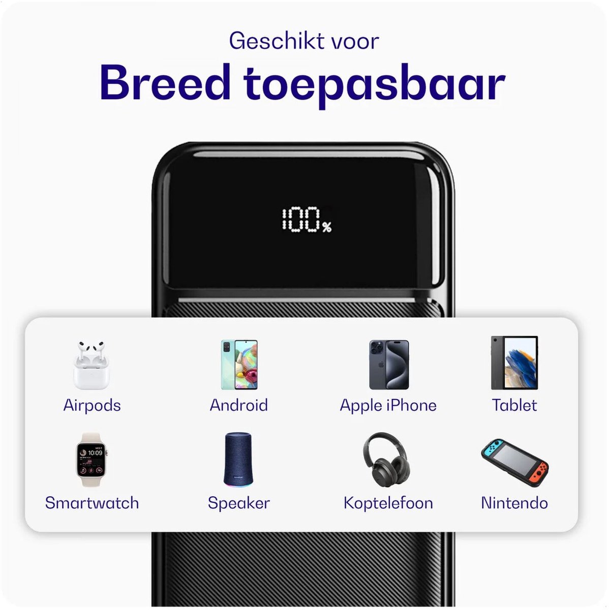 Buddi Boost - Duo Pack - 20.000 mAh Powerbank - Reisformaat - LED Display - USB-A - USB-C Snelladen - Universele Draagbare Oplader voor o.a. Samsung en iPhone - Ideaal voor Handbagage - Zwart – foto 6