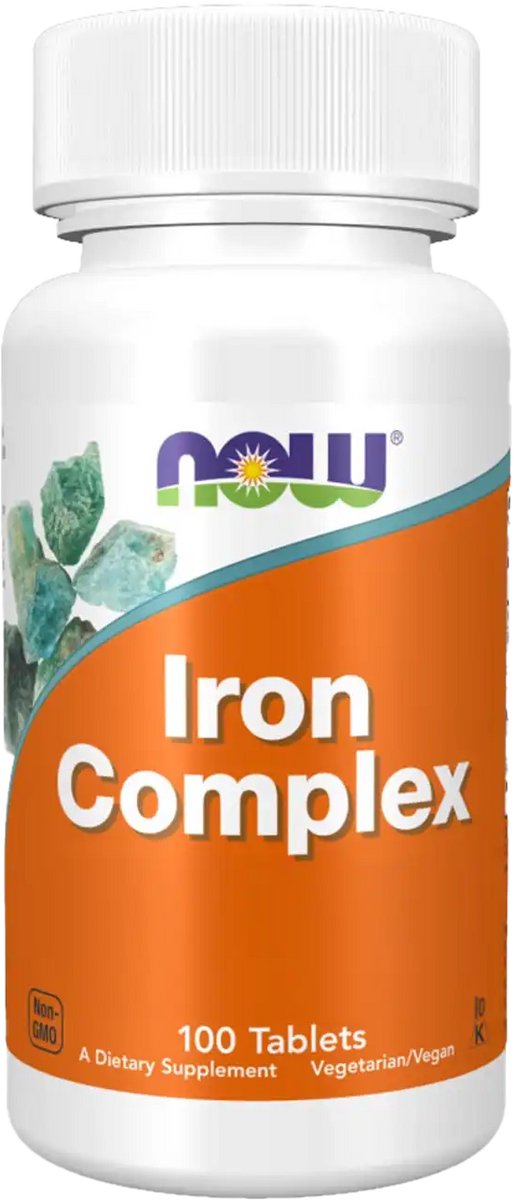 Mineralen - Iron Complex 100 Tablets - NOW -
