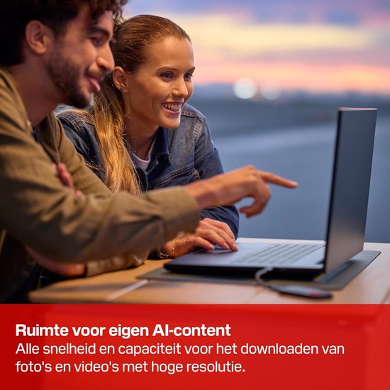 Draagbare SSD - Externe Opslag - Bestanden Overzetten - Tot 2000 MB/s Snelheid - 1 TB - Zwart — afbeelding 3